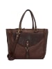 Caterina Lucchi Schultertasche Leder 32,5 cm in moro