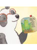 Mr. & Mrs. Panda Bierdeckel Schildkröte Pause Design mit Spruch in Weiß