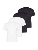 Sloggi Unterhemd / Shirt Kurzarm SLG Base in Weiß / schwarz