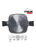 Stoneline SMART Eckpfanne 24x24cm, abnehmbareGriffe, Aroma-Glasdeckel in Anthrazit