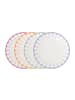 Villeroy & Boch 4-tlg. Frühstücksteller Fleur Couleur in ø 21,2 cm in bunt