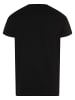 Derbe T-Shirt in schwarz