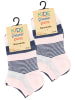 Cotton Prime® 8 Paar Kinder Sneaker Socken DOTS & STRIPES in Bunt