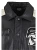 FUBU Outerwear- Leather - Faux Leather in black/offwhite
