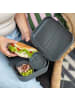 koziol PASCAL L - Lunchbox mit Trennsteg in nature ash grey