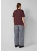 QS T-Shirt in 49D1_bordeaux