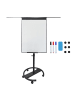 Flipchart Whiteboard in Schwarz - (B)70 x (H)100 cm