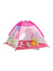 relaxdays Spielzelt Mädchen in Pink - (B)118 x (H)90 x (T)115 cm