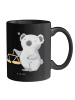 Mr. & Mrs. Panda Tasse Diplomatische Waage mit Spruch in Schwarz
