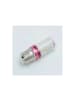 COFI 1453 LED-Tischlampe 43 × 30 cm, Deko-Lampe mit Federn 110-240V, in Pink