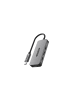 COFI 1453 USB-C zu 4x USB-C-Hub (15?cm, 4x USB-C 3.2 Gen 1) in Grau