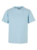 Urban Classics T-Shirts in oceanblue/white