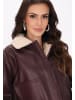 faina Women Jacket in burgundy