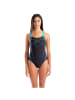 Arena Graphic Swim Pro Back Swimsuit in Schwarz-Blau