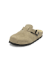 VITAFORM Veloursleder Clogs in taupe