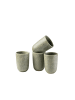 gipfelstück Kaffeebecher-Set, Steinzeug Moos'N'Stein in Grün