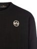 Alpha Industries Sweatshirt Studio Waffle in schwarz