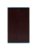 Piquadro Blue Square - Kreditkartenetui 11cc 10 cm RFID in mahogany