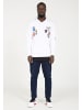 PLUS EIGHTEEN Herren Kapuzenpullover in Weiss