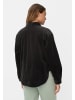 Camel Active Oversize-Bluse mit Hemdkragen in Schwarz