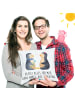 Mr. & Mrs. Panda Kopfkissen Pinguin Pärchen mit Spruch in Weiß