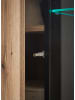 Furn.Design Wohnwand Evoke Eiche 4-teilig 340 cm, Wohnkombination mit Soft-Close