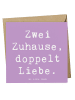 Mr. & Mrs. Panda Grußkarte Spruch Trennung von den Eltern mit Sp... in Lavendeltraum