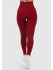 SMILODOX Leggings Elin in Bordeaux