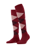 Burlington Marylebone Kniestrumpf in Cranberry