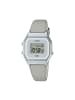 Casio Resin Armbanduhr Damen Leder beige 33.5 × 28.6 × 8.6 mm