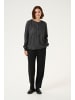 Kaffe Langarm-Bluse KAkarli Regular fit in Black Oyster