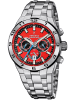 Festina Herren-Chronograph Stahl/Rot