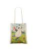 Mr. & Mrs. Panda Shopper Bag Panda Handball spielen Design ohne ... in Weiß