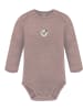 Normani Outdoor Sports Baby Merino Langarmbody und Hose in Rosa