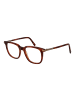 Ermenegildo Zegna Unisex Optische Fassungen Rechtwinklig Braun