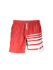 Karl Lagerfeld Rote Polyester-Badeshorts