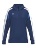 erima Damen Trainingsjacke mit Kapuze in new navy/weiss