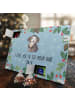 Mr. & Mrs. Panda Adventskalender Hund Entspannen mit Spruch in Eisblau