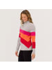 Krimson Klover Strickpullover Riva Zip Neck in silver