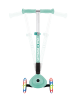 GLOBBER Scooter JUNIOR FOLDABLE LIGHTS Roller in mint, mit Leuchtrollen