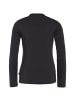 & You Damen W RHINESTONE L/S in Schwarz
