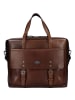 The Bridge Lorenzo Aktentasche Leder 39 cm Laptopfach in marrone