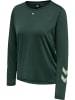 Hummel Hummel T-Shirt Hmltaylor Multisport Damen Dehnbarem in DARKEST SPRUCE