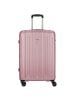 Roncato Kinetic 2.0 4 Rollen Trolley M 66 cm mit Dehnfalte rosa antico
