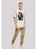 F4NT4STIC T-Shirt Basketball Splash Sport OVERSIZE TEE in sand