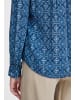 Atelier Rêve Longsleeve IRNOELLA SH7 20120182 gemusterte Bluse mit Kragen in Blau
