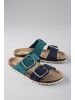 Aniston SHOES Pantolette in blau-türkis