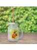 Mr. & Mrs. Panda Trinkglas Mason Jar Glühwürmchen ohne Spruch in Transparent