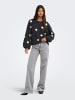 ONLY Strickpullover in Dark Grey Melange