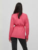 Vila Feinstrick Cardigan Stretch Jacke mit Gürtel VIFELO in Pink